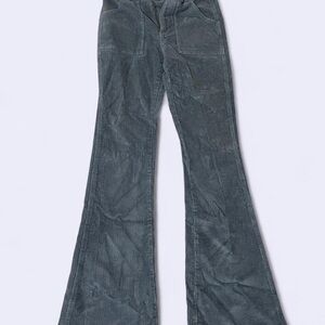 Gray Corduroy Flare Pants by Hammies